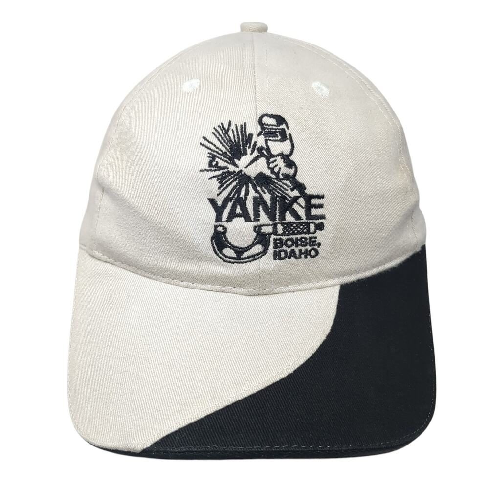 Yanke Boise Idaho Strapback Baseball Cap Beige One Size Adjustable 6 Panel AMC